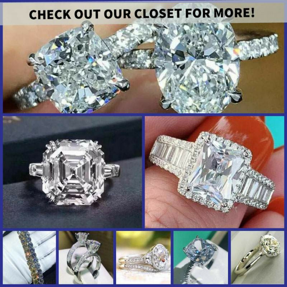 18k White Gold Double Heart CZ Pendant & Chain - Picture 9 of 11